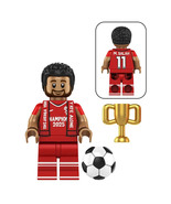 Liverpool Football Club Super Star Minifigures Mohamed Salah Mini Block Toys - $8.59