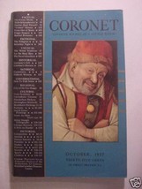 Coronet October 1937 Mabel Dwight L EAN E Zugsmith Maxence Van Der Meersch +++ - £4.30 GBP