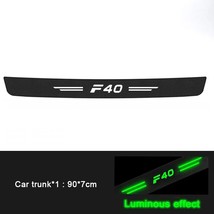  Car Door Sill Scuff Plate for  1 Series F40 Logo Rear Trunk Bumper Protective S - £37.12 GBP