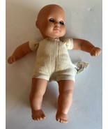 Vintage Max Zapf Germany Doll Vinyl W/ Cloth Body 12” - £10.07 GBP