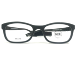 Kids Bright Eyes Eyeglasses Frames Wyatt 44 Black Rubberized w Strap 44-... - $41.88