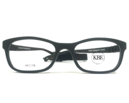 Kids Bright Eyes Eyeglasses Frames Wyatt 44 Black Rubberized w Strap 44-16-115 - £32.94 GBP