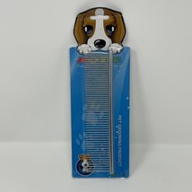 New AODA Pet Single Row Straight Comb Stainless Steel Pet Comb Dog Cat Hair - $8.62