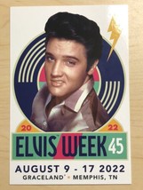 Elvis Presley 45 Postcard Elvis Week 2022 Memphis Tennessee Graceland - £3.48 GBP