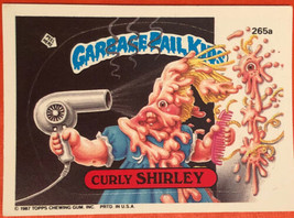 Garbage Pail Kids trading card Curly Shirley 1986 - £1.97 GBP