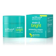 Alba Botanica Even and Bright Renewal Cream 2 Fl. Oz (Packaging May Vary) - £19.13 GBP