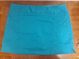 Adidas Clima-cool Turquoise Stretch Skort Skirt Athletic Athleisure Sz XL  - $222.74 MXN