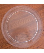 12 1/2&quot; GE GLASS TURNTABLE PLATE / TRAY WB49X10021 Used Clean - $630.08 MXN