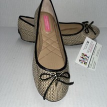 Isaac Mizrahi New York Tan Woven Flats Shoe Size 5 NWOB - £31.05 GBP