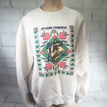 Vintage Joann Fabrics Normcore 1990&#39;s Sweatshirt Womens Size XL - $89.68
