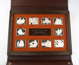 1973 Norman Rockwell Fondest Memories 10x .925 Argent Barres 1st Edition Set - £2,204.62 GBP
