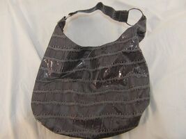 Unbranded Purple Faux Leather Shoulder Bag Faux Animal Skin Design 32487 - $11.13