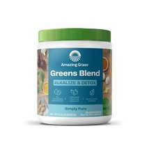 Amazing Grass Greens Blend Alkalize &amp; Detox: Smoothie Mix, Cleanse with Super Gr - £39.16 GBP