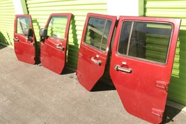 2007-2018 Chrysler Jeep Wrangler JK 4 Full Doors W/ Pwr Mirrors Complete image 8