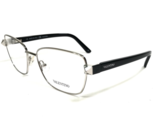 Valentino Eyeglasses Frames V2124 045 Black Silver Square Full Rim 53-16... - $60.56