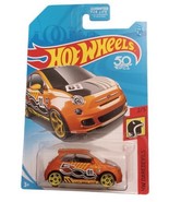 2018 Hot Wheels HW Daredevils Fiat 500 Orange Die Cast Toy Car NIB - €2,47 EUR