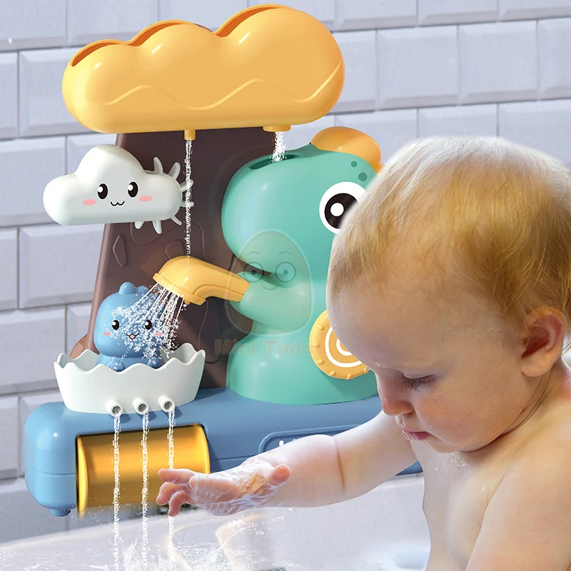 Play Baby Bath Play Aline Shower Spray Play Water Cartoon Dinosaur Bathing Swimm - £42.79 GBP