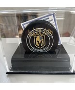 Noah Hanifin Autographed Vegas Golden Knights Hockey Puck IGM COA Signed - €69,74 EUR
