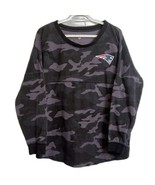 NFL Team Apparel New England Patriots Long Sleeve T-Shirt Women&#39;s XL Camo - £7.77 GBP