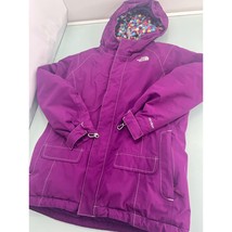 The North Face Girls Heatseeker Jacket Hooded Winter Coat Purple Large L (14/16) - £31.11 GBP