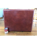Vtg Samsonite Streamlite Maroon Red Brown Hardshell Locking Suitcase Lug... - £98.07 GBP