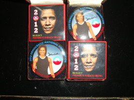 Individual Michelle &amp; Barack Obama DNC 2012 - Pin/Button - £5.98 GBP