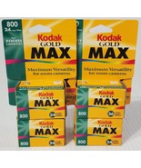 Kodak 35MM Max 800 Film Maximum Versatility  4 Rolls EXP 2000  2 x 24 &amp; ... - $727.58 MXN