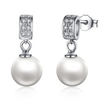 Drop Earrings Fine Jewelry Female Drop Earrings with s Earrings 925 Silver Jewel - £17.05 GBP
