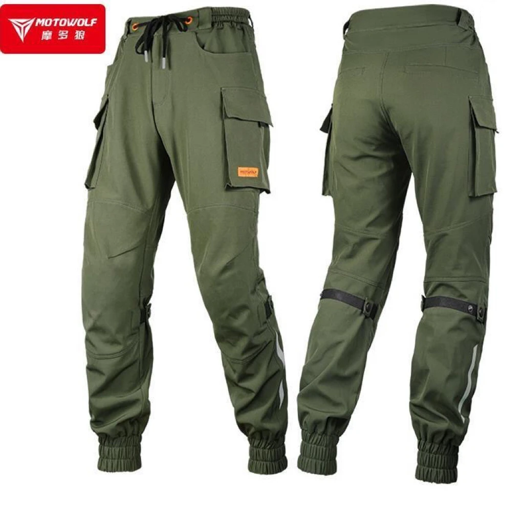 Seasons waterproof riding pants men casual touring motorbike trousers with hip and knee thumb200