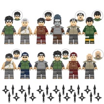 Naruto Ninja War The Five Shinobi Might Guy Kisame Uchiha 12pcs Minifigures Toys - £18.77 GBP