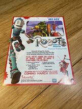 Inkworks 2005 Robots the Movie Trading Card Promotional Poster KG JD - €8,56 EUR