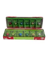 Pier 1 Drink Charms Bells Holiday Ornaments Festive Colorful Set of 2 Boxes NEW