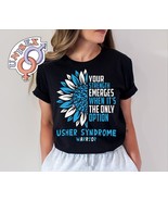 Usher Syndrome Shirt, Awareness Shirt for Fighter Warrior Survivor,tShir... - £20.36 GBP