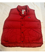 LL Bean Winter Goose Down Puffer Vest Children&#39;s Youth Large 14-16 Red - $454.82 MXN