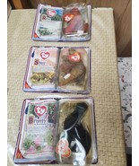 Ty Teeny Beanie Baby Dinosaur Trio Unopened Original Package Rex..Steg..... - $32.95 CAD