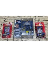 Jimmie Johnson #48 Nascar Diecast Race Car &amp; Figurine Memorabilia Mix Lo... - $644.48 MXN