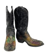 Dan Post Mens Vintage Snakeskin Wester Cowboy Boots SZ 8 - $272.17 CAD
