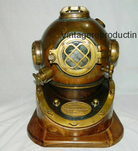 Antique Divers Diving Helmet US Navy Mark V Old Royal  Sea Scuba Marine ... - £204.05 GBP