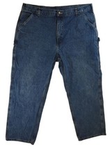 Carhartt Carpenter Mens Jeans Pants Loose Fit B13 DPS 42x31 Dark Blue De... - £16.25 GBP