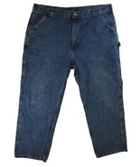 Carhartt Carpenter Mens Jeans Pants Loose Fit B13 DPS 42x31 Dark Blue De... - £15.98 GBP