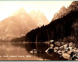 RPPC Tetons Vista Da Jenny Lago Wyoming Wy Unp Cartolina J15 - $7.13
