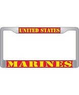 Military License Plate Frame  (6&quot; x 12&quot;) US  MARINES or US ARMY - $19.97