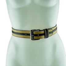 ELITE Belt Tan With Black Accent Women&#39;s Size M Fits Waist 30&quot;-33&quot; - $8.09