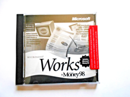 Microsoft Works Version 4.5 &amp; Money 98 CD Rom Disc for Windows - £7.56 GBP