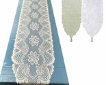 Lace Table Runner 13 X 72 Embroidered Wedding Party Bridal Shower Decora... - $17.99