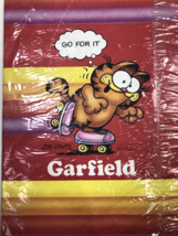 Vintage 70s Garfield Paper Book Covers Graphic Print Art 4 Designs NOS 1... - £5.51 GBP