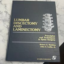 Aspen LUMBAR DISCECTOMY &amp; LAMINECTOMY 1987 Textbook Watkins Collis Spine... - $25.93