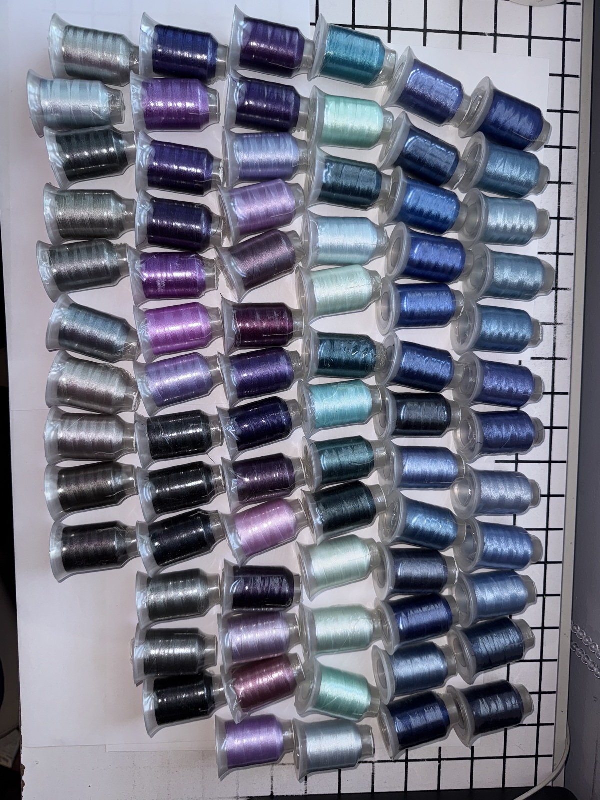 Brother Colors Single Spool 500M (550Yd) Polyester Embroidery Machine Th... - $250.00