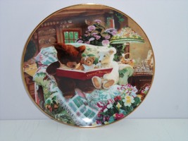 Teddy Bear Story Time Teddies Mike Landon Collector Plate Franklin Mint Vintage - $49.95