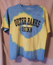 Adult T-Shirt Tie Dye Outer Banks North Carolina Beaches Vacation Holida... - $14.99